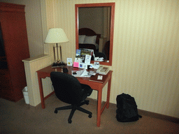 My room in the Comfort Inn & Suites Hotel in Hawthorne