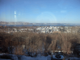 The towns of Ossining and Sparta and the Tappan Zee sea, viewed from the Philips Research offices in Briarcliff Manor