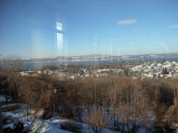 The towns of Ossining and Sparta and the Tappan Zee sea, viewed from the Philips Research offices in Briarcliff Manor