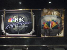 NBC poster in the GE Building of Rockefeller Center