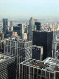 CitySpire Center and surroundings, viewed from the `Top of the Rock` Observation Deck at the GE Building of Rockefeller Center