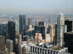 CitySpire Center and surroundings, viewed from the `Top of the Rock` Observation Deck at the GE Building of Rockefeller Center