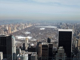 Central Park and surroundings, viewed from the `Top of the Rock` Observation Deck at the GE Building of Rockefeller Center