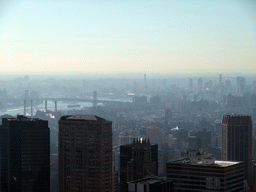 newyork_2_085 - 168 kb - 1024x768 - Southeast side of Manhattan with the Williamsburg Bridge over the East River, viewed from the `Top of the Rock` Observation Deck at the GE Building of Rockefeller Center Southeast side of Manhattan with the Williamsburg Bridge over the East River, viewed from the `Top of the Rock` Observation Deck at the GE Building of Rockefeller Center