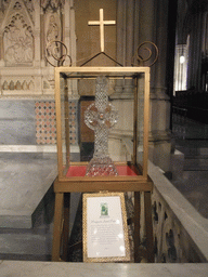 Relic in front of the Holy Family Altar at Saint Patrick`s Cathedral