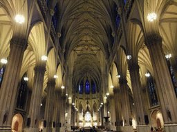 Nave at Saint Patrick`s Cathedral