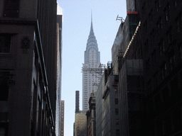 The Chrysler Building, viewed from 43rd Street