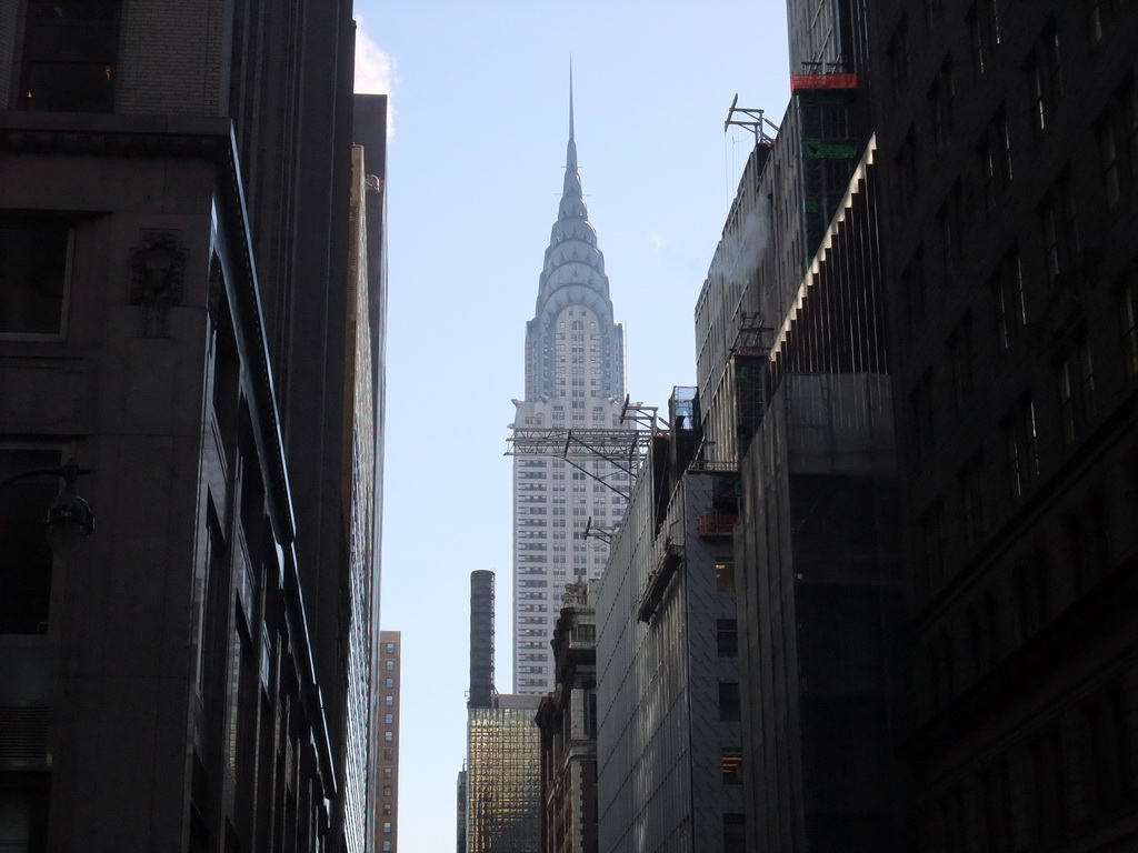 The Chrysler Building, viewed from 43rd Street