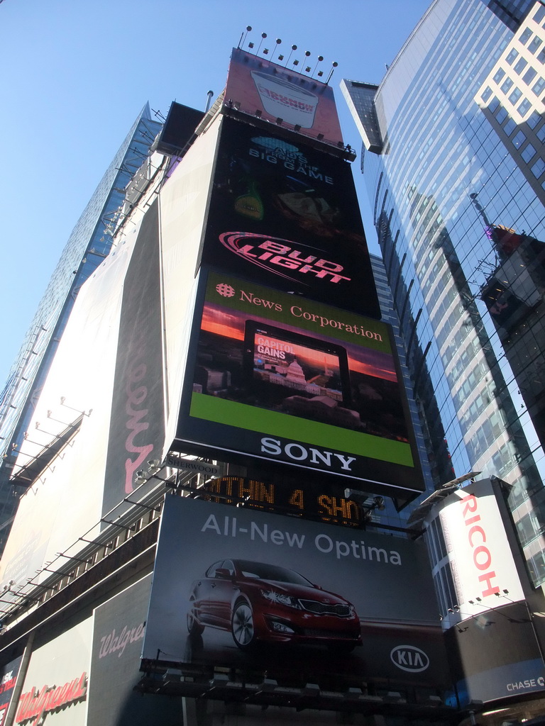 The One Times Square building at Times Square