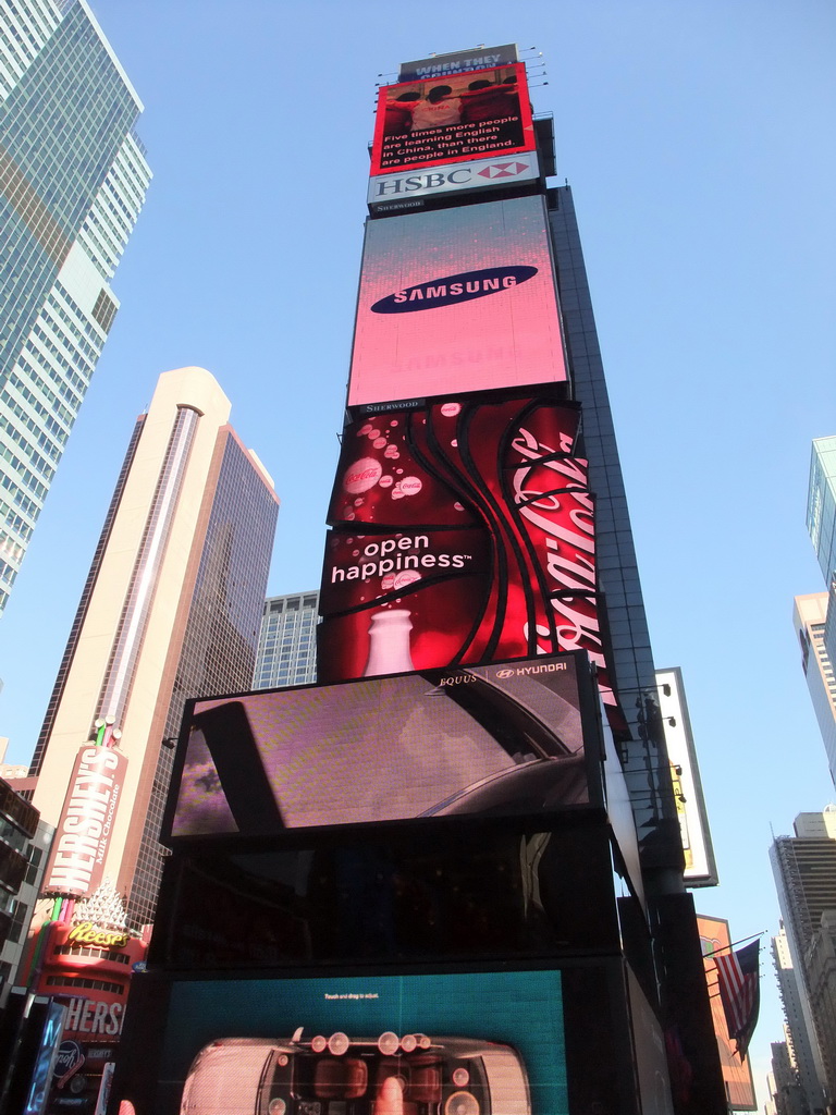 The Two Times Square building at Times Square