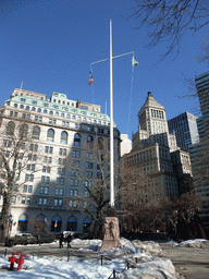 The Netherlands Memorial Flagstaff at Battery Park