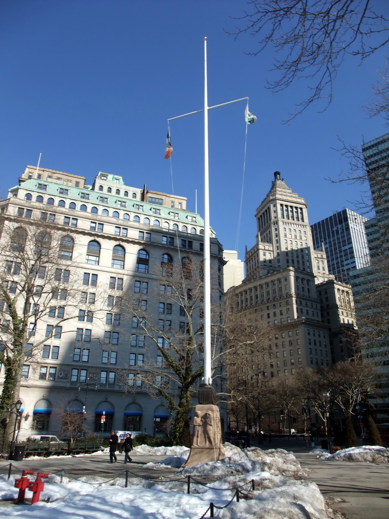 The Netherlands Memorial Flagstaff at Battery Park