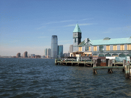 Pier A and the skyline of Jersey City