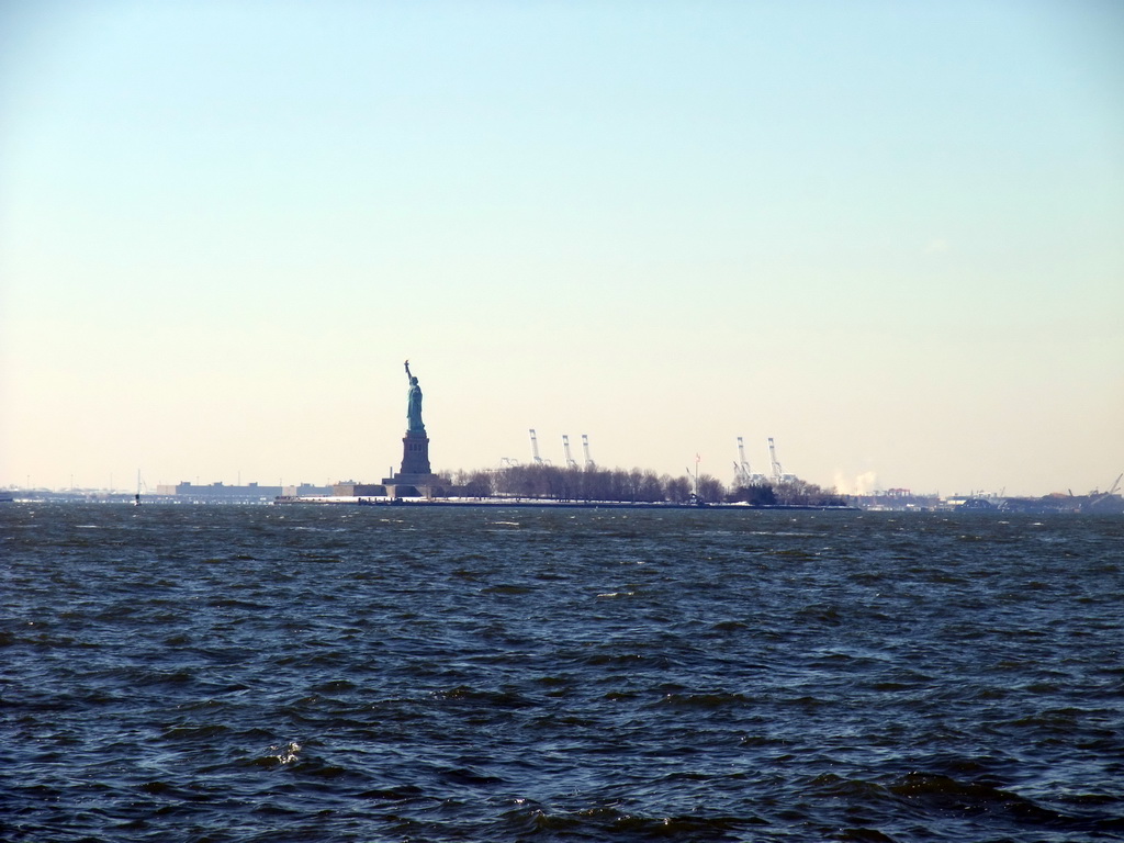 Liberty Island with the Statue of Liberty