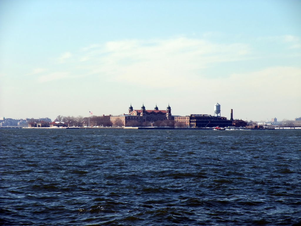 Ellis Island with the Ellis Island Immigration Museum