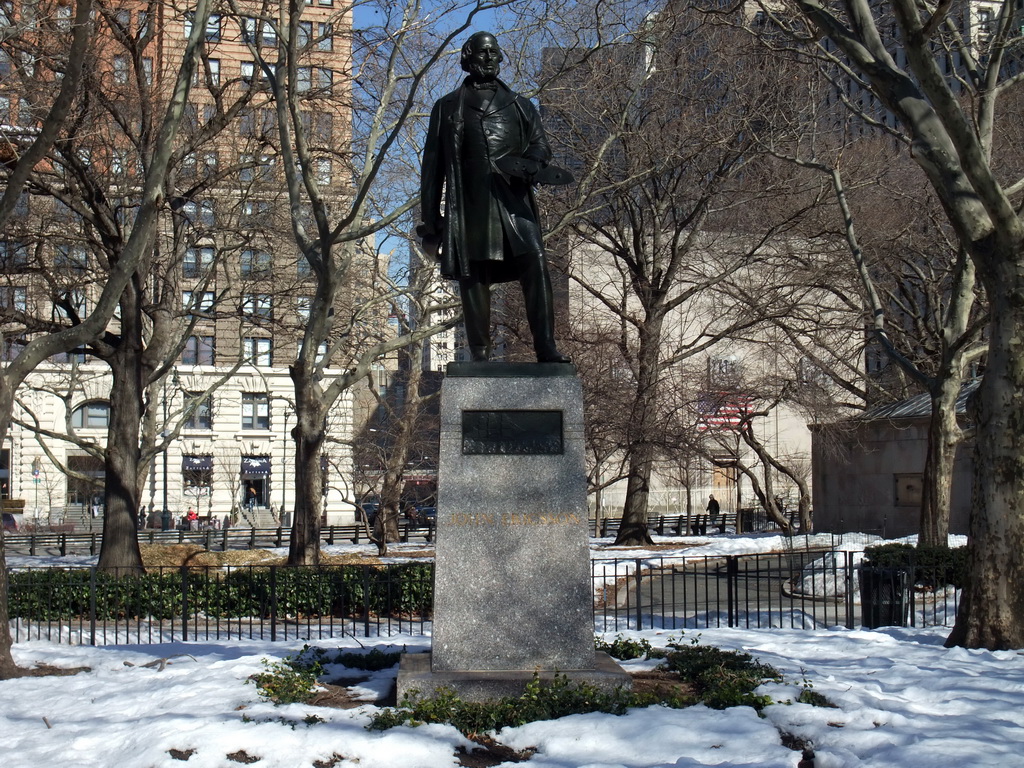 John Ericsson Statue at Battery Park