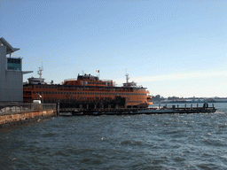 Staten Island ferry at the Whitehall Terminal Manhattan
