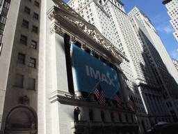 Front of the New York Stock Exchange at Broad Street