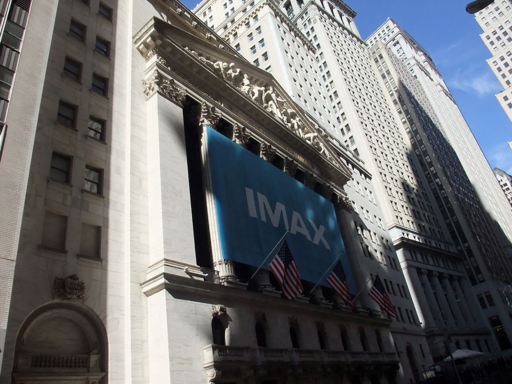 Front of the New York Stock Exchange at Broad Street