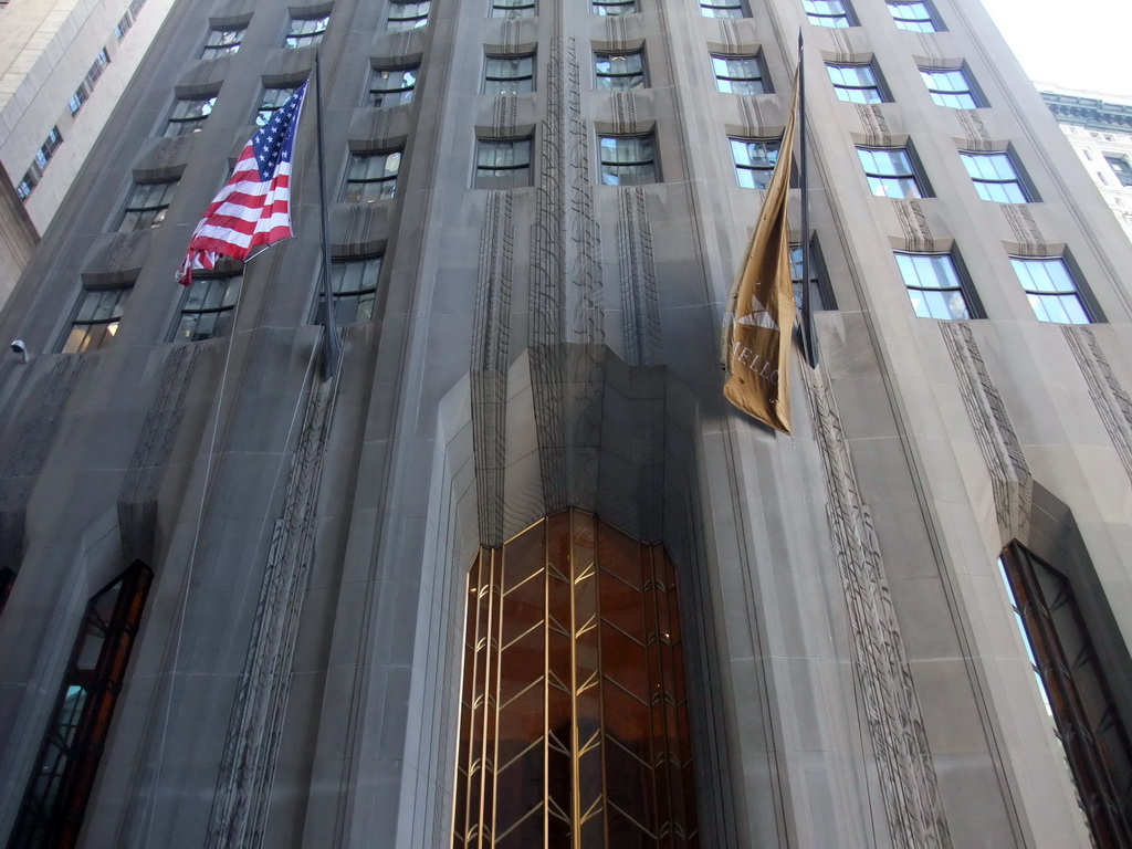 Front of the BNY Mellon Building (1 Wall Street) at Wall Street