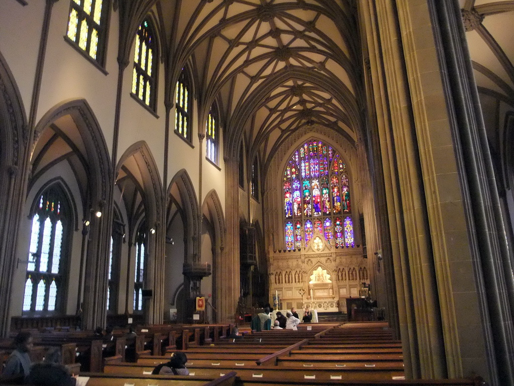 Nave and apse at Trinity Church