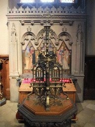 Relic and altar at the back side of Trinity Church