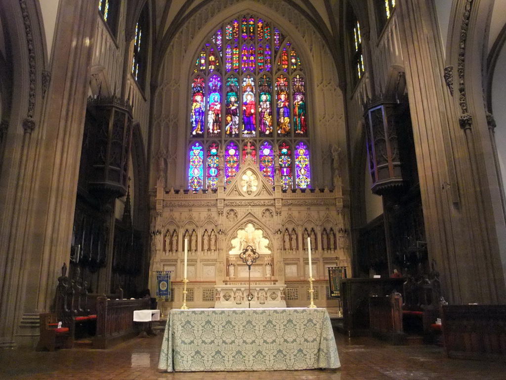 Apse, altar and reredos at Trinity Church