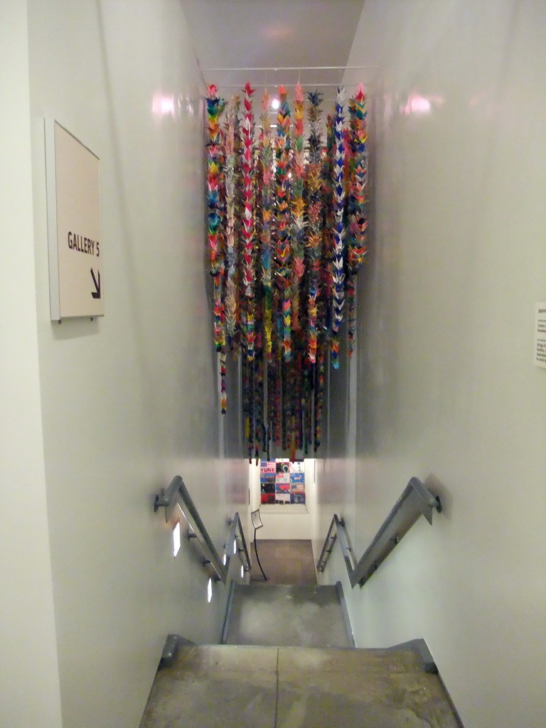 Staircase to Gallery 5, at the Tribute WTC Visitor Center