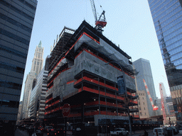 Filterman Hall at Greenwich Street, under construction