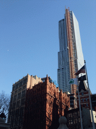 8 Spruce Street building, under construction