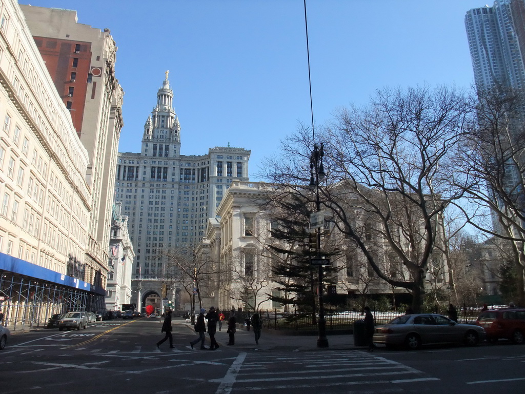 The Tweed Courthouse and the Manhattan Municipal Building