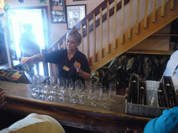 Wine tasting at the Pillitteri Estates Winery in Niagara
