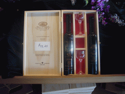 Box of icewine at the Pillitteri Estates Winery in Niagara
