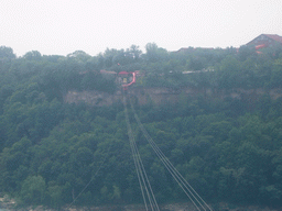 Cables of the cable car over the Whirlpool Rapids