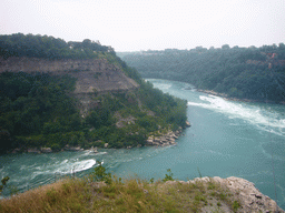 The American Falls and a Maid of the Mist boat