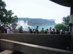 View on the Horseshoe Falls from the entrance building to the Maid of the Mist