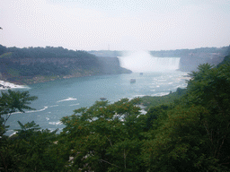 View on the Horseshoe Falls from the entrance building to the Maid of the Mist