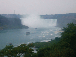 View on the Horseshoe Falls from the entrance building to the Maid of the Mist