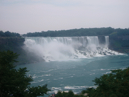 View on the American Falls from the entrance building to the Maid of the Mist