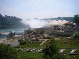 The American Falls and the entrance to the Maid of the Mist