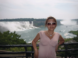 Miaomiao, the American Falls and the Horseshoe Falls