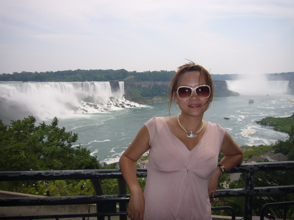 Miaomiao, the American Falls and the Horseshoe Falls