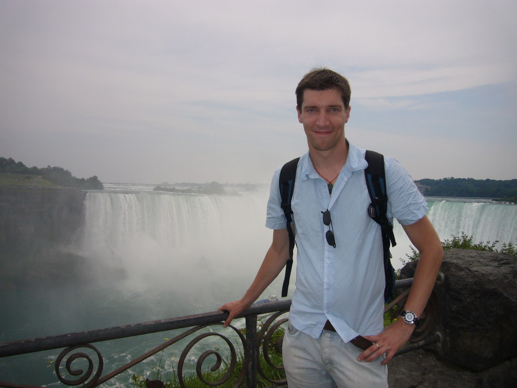 Tim at the Horseshoe Falls