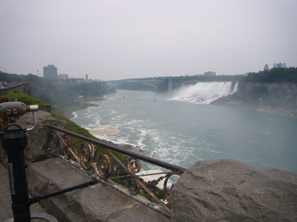 The American Falls, viewed from the Horseshoe Falls