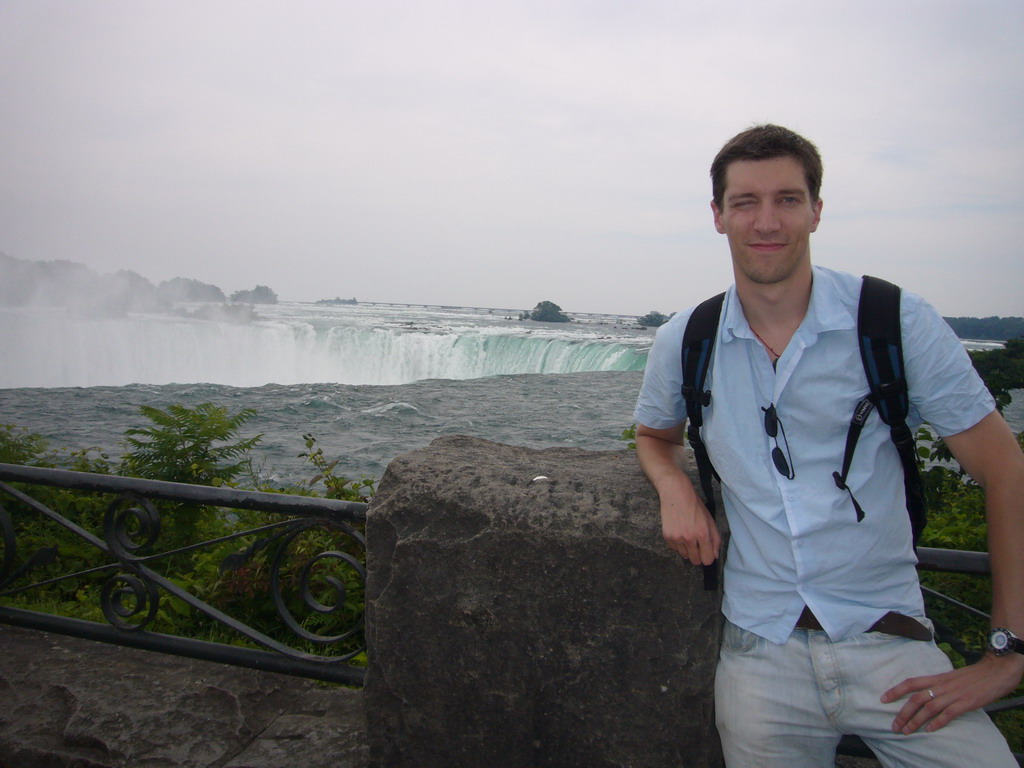 Tim at the Horseshoe Falls