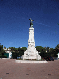 The Monument du Centenaire in the Jardins Albert 1er gardens