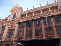 The Opera building in the Rue Saint-François de Paule street, at Vieux-Nice