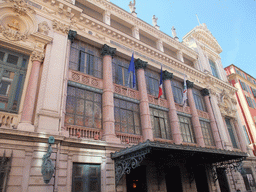 The Opera building in the Rue Saint-François de Paule street, at Vieux-Nice