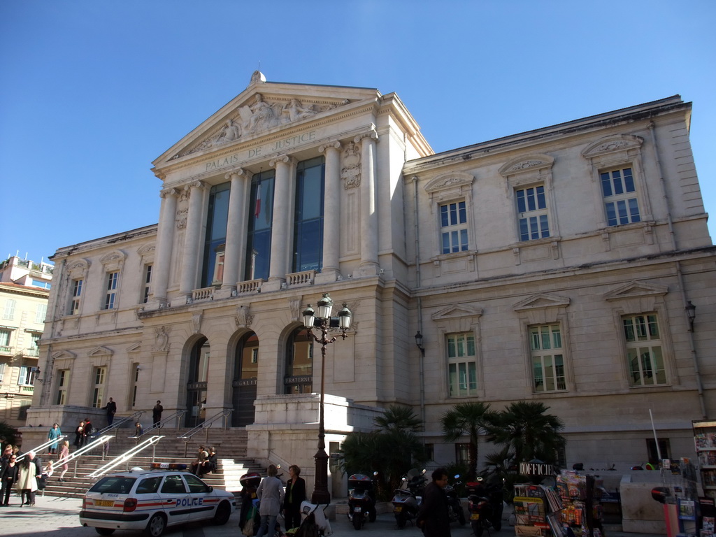 The Palais de Justice at the Place du Palais de Justice square, at Vieux-Nice