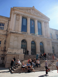 The Palais de Justice at the Place du Palais de Justice square, at Vieux-Nice